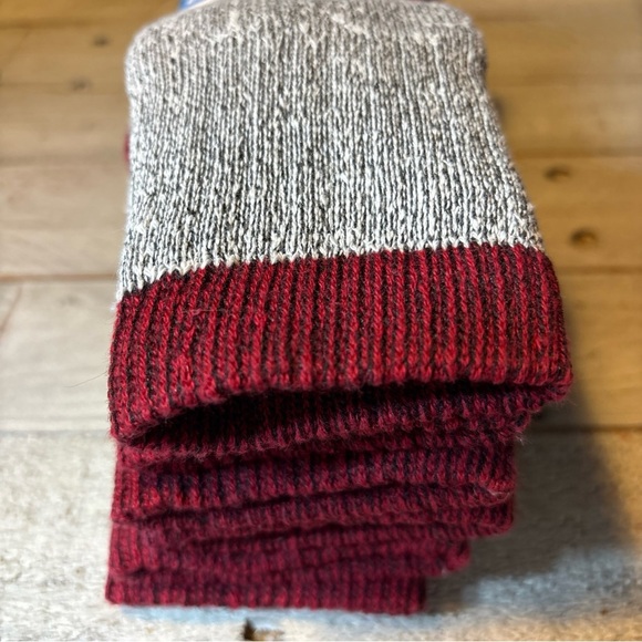 Men's Dickies Steel Toe Crew Performance Thermals Heavyweight Cotton 3 Pair Red - Picture 7 of 16